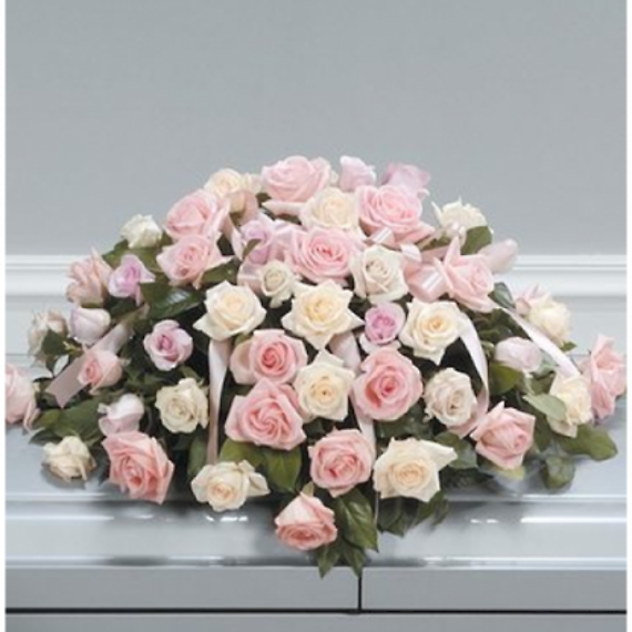 Peaceful Pink Casket Spray